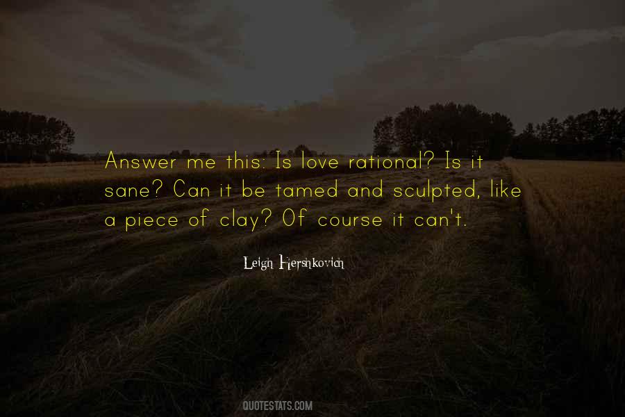 Quotes About Rational Love #337346