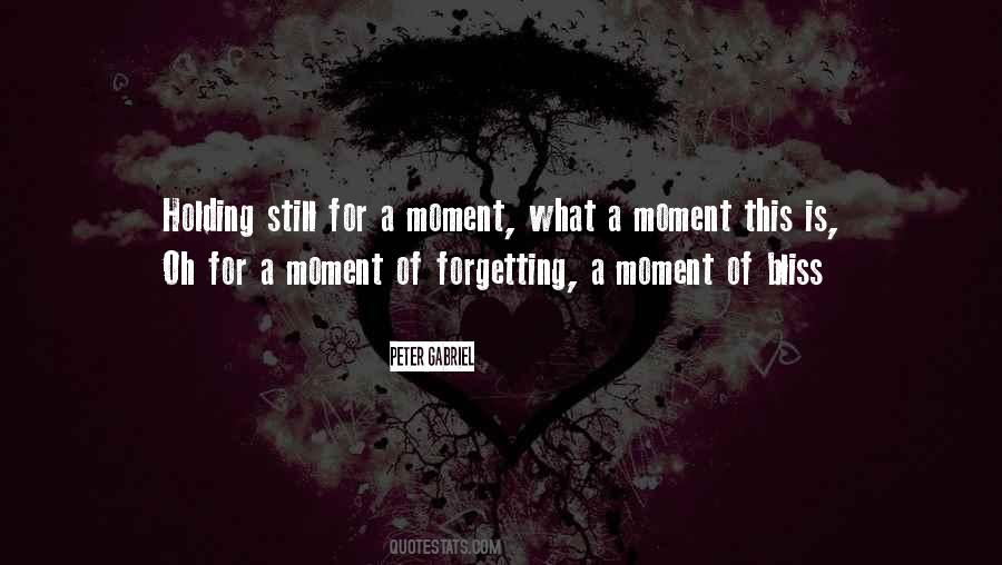 Moment Of Bliss Quotes #1104407