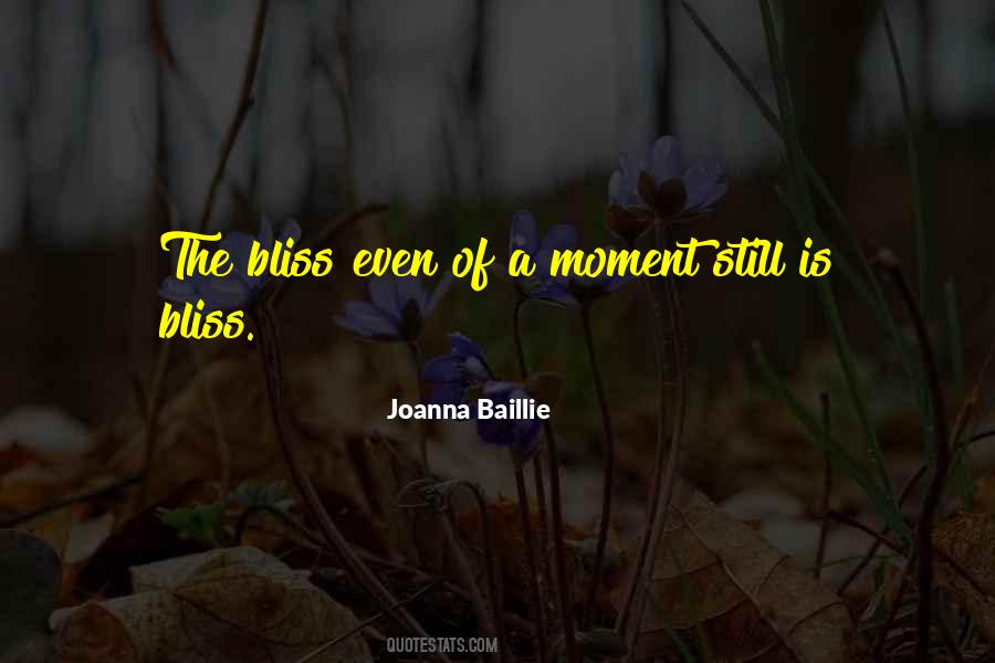 Moment Of Bliss Quotes #1559436