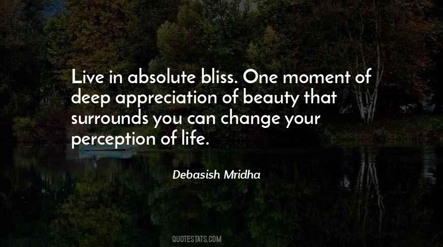 Moment Of Bliss Quotes #286177