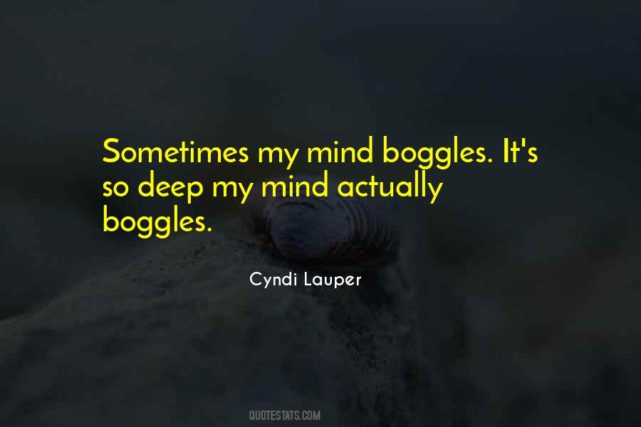 Mind Boggles Quotes #173148