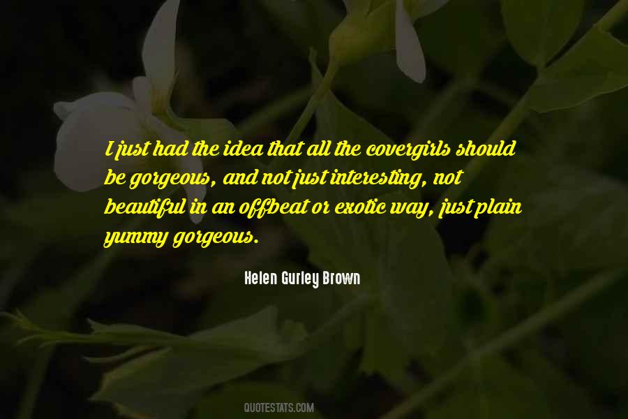 Quotes About Not Beautiful #140966