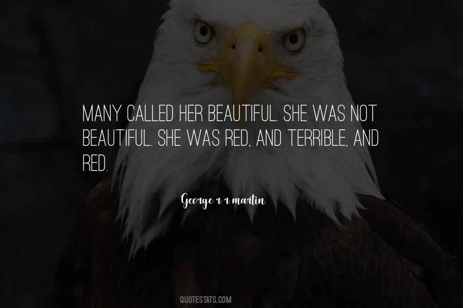 Quotes About Not Beautiful #1627527