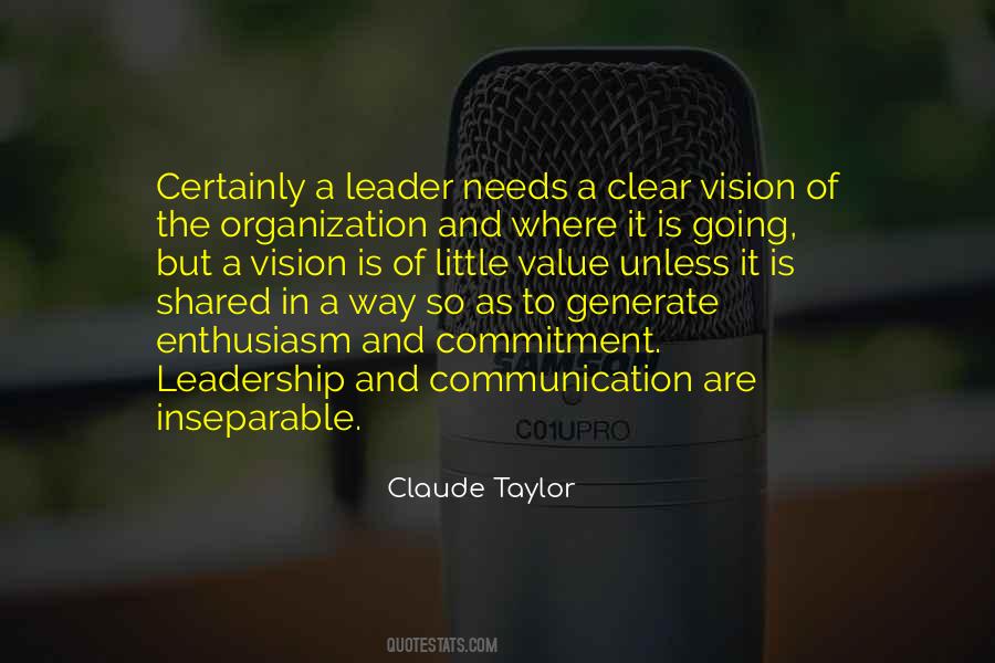 Quotes About A Shared Vision #1691931