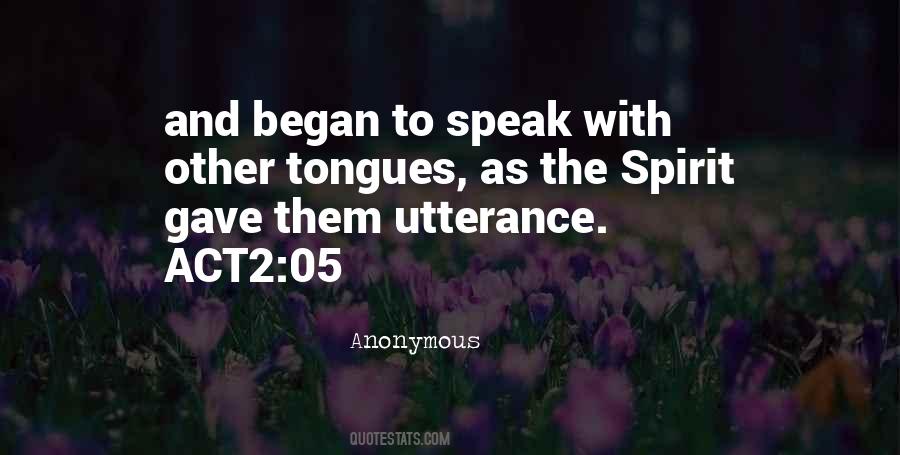 Quotes About Tongues #329835