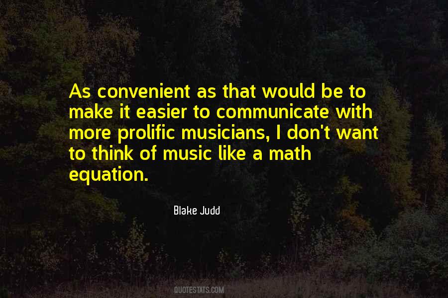 Quotes About Music And Math #1024198