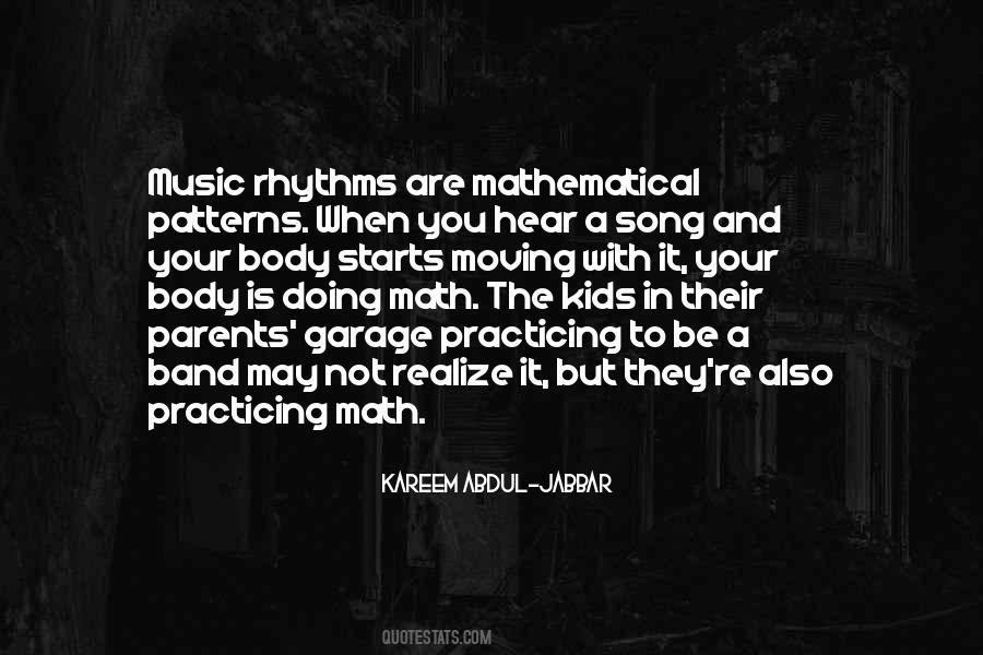Quotes About Music And Math #1213287