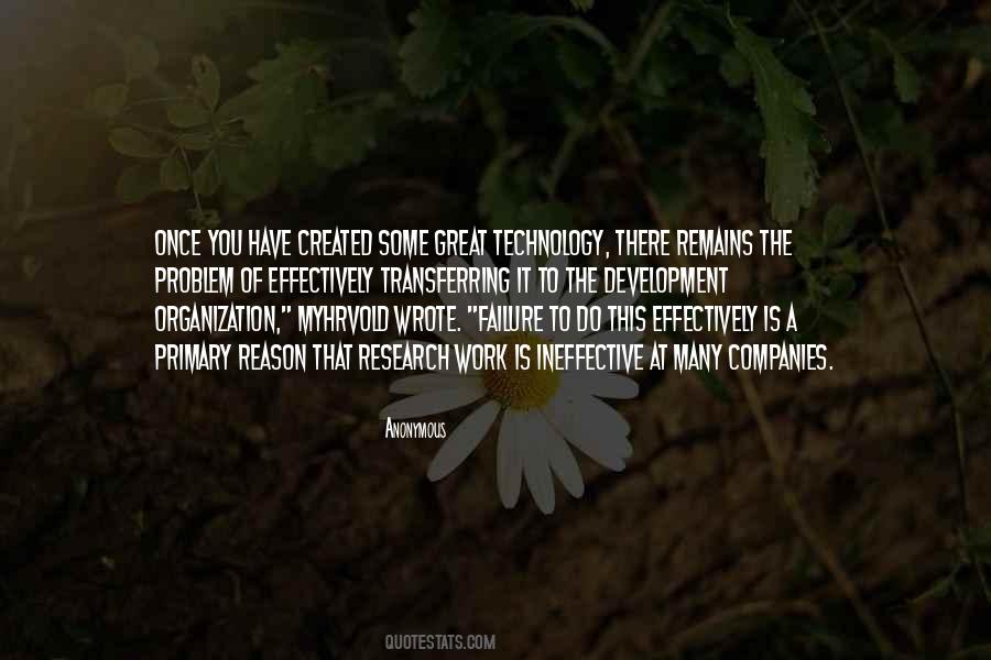 Quotes About Development Of Technology #355986