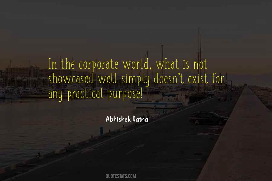 Quotes About Corporate World #432066