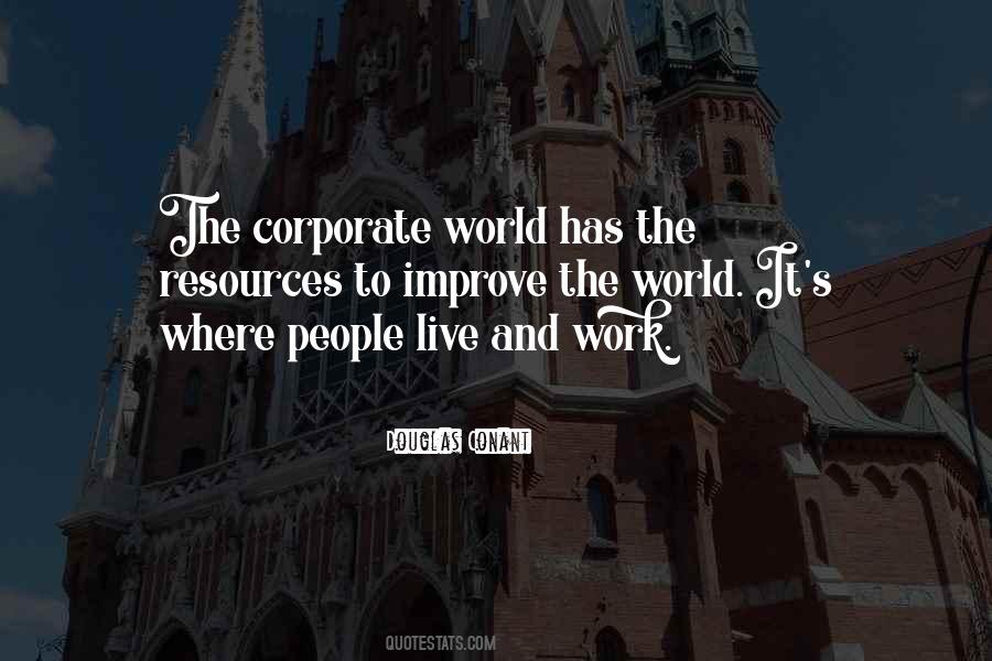 Quotes About Corporate World #436317