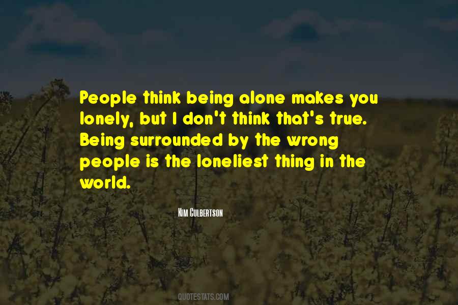Loneliest Lonely Quotes #417141