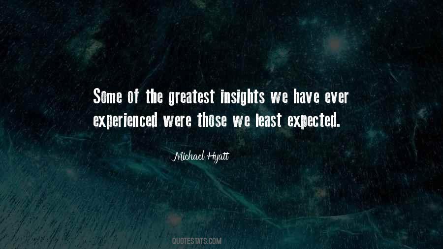 Quotes About The Least Expected #1192368