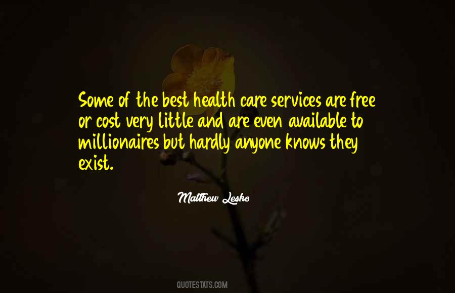 Quotes About Health Services #978573