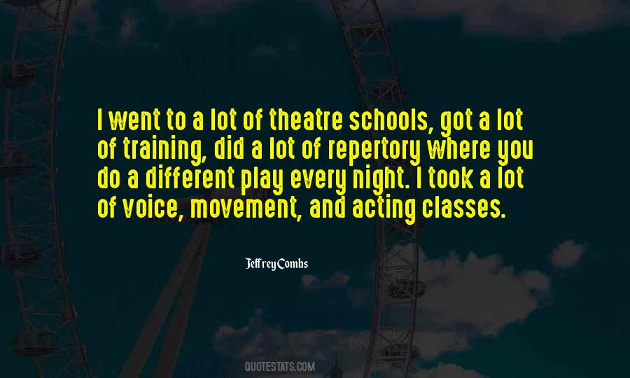 Quotes About Theatre And Acting #193957
