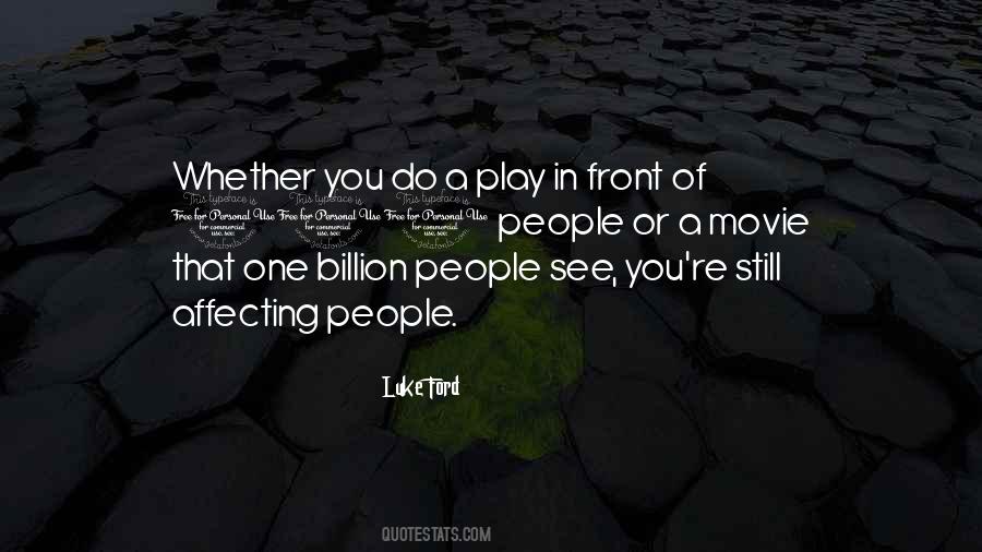 Affecting People Quotes #1017612