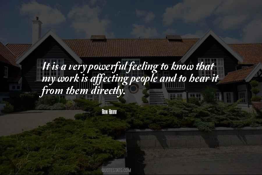 Affecting People Quotes #848034
