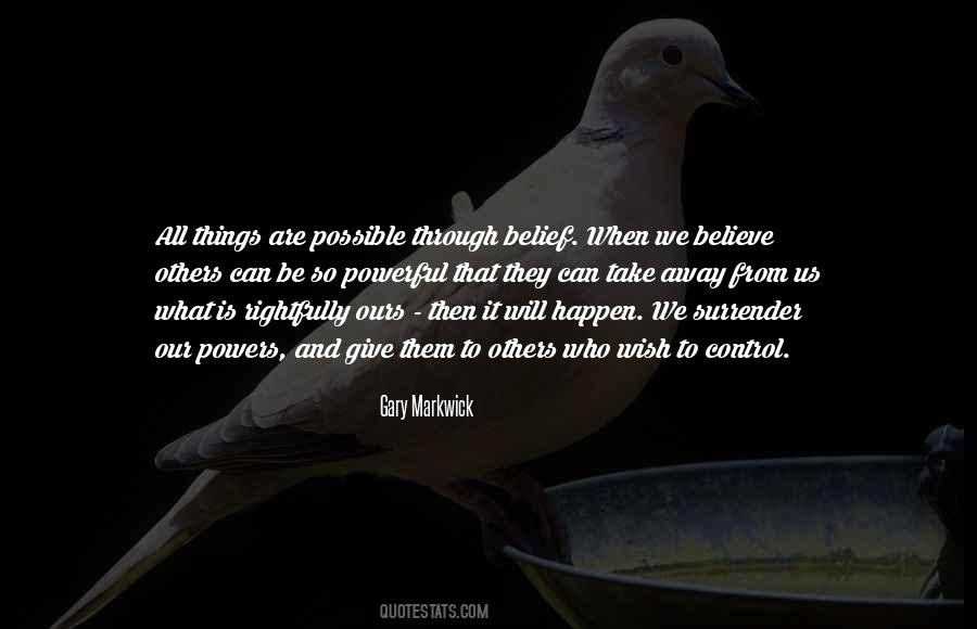 Quotes About All Things Are Possible #847009