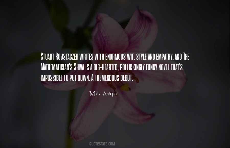 Debut Novel Quotes #1477654