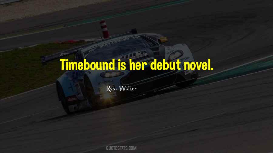 Debut Novel Quotes #440843