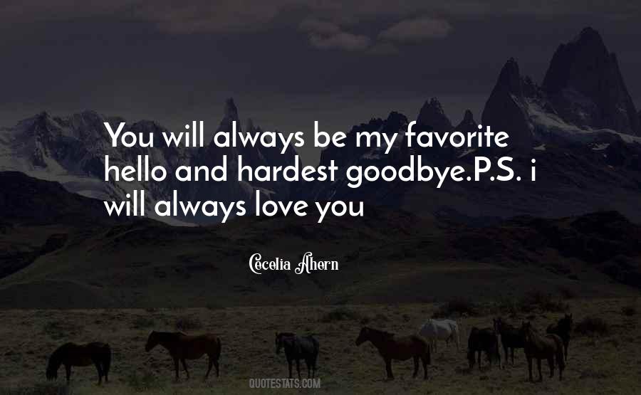 Quotes About I Love You Goodbye #362198
