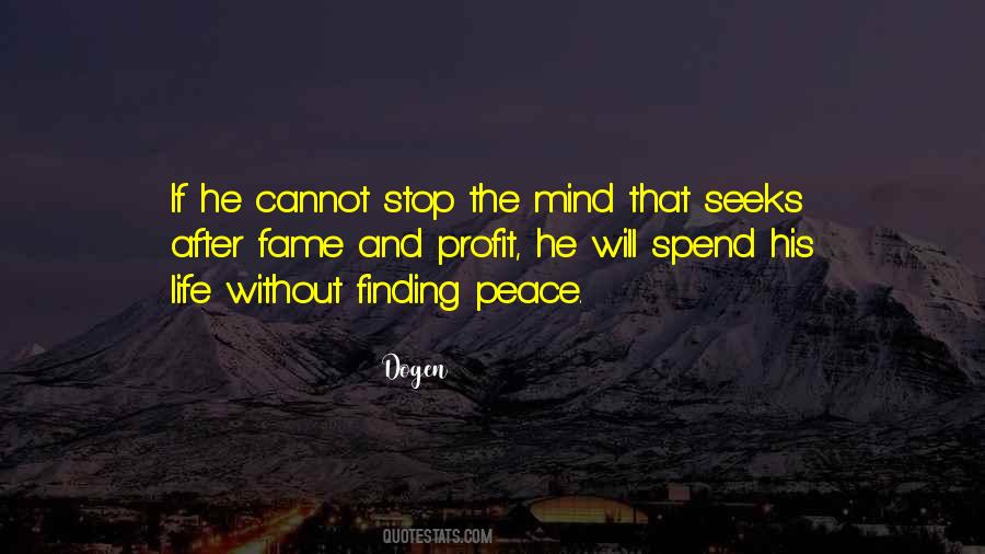 Quotes About Finding Peace Of Mind #616054