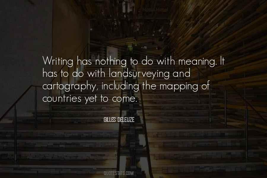 Quotes About Mapping #1505154