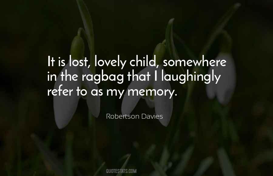 Quotes About Lost Memories #644871