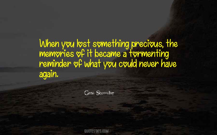 Quotes About Lost Memories #927926