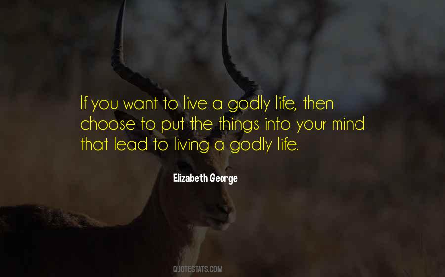 Quotes About Godly Life #1130624