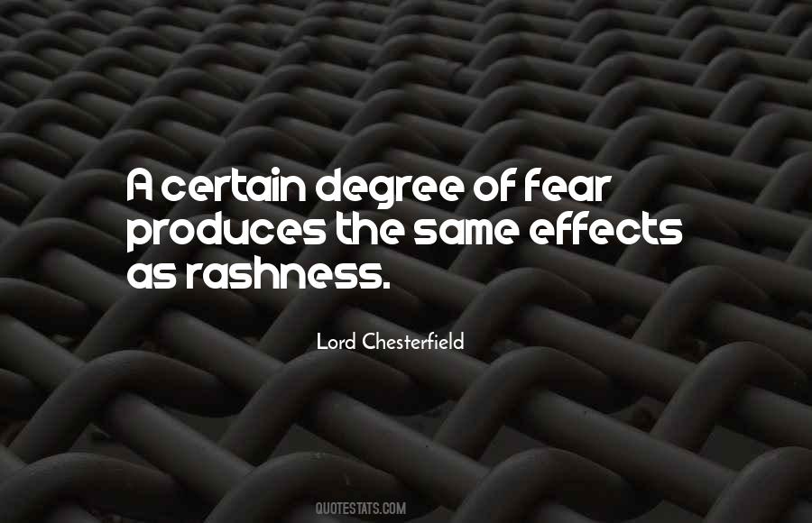 Quotes About Rashness #854805