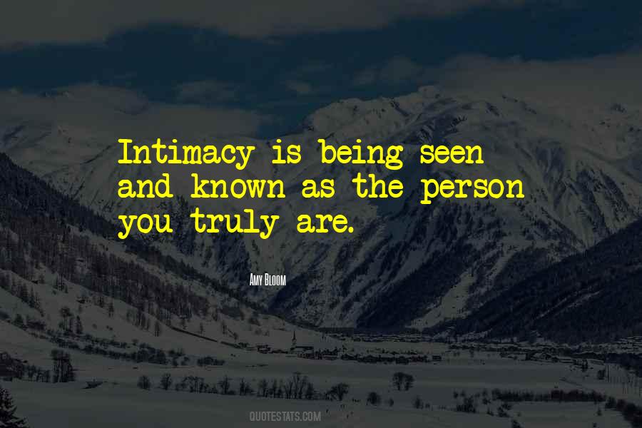 Quotes About Intimacy #1271615