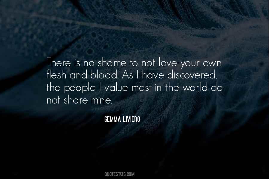 Quotes About Shame And Love #1133426