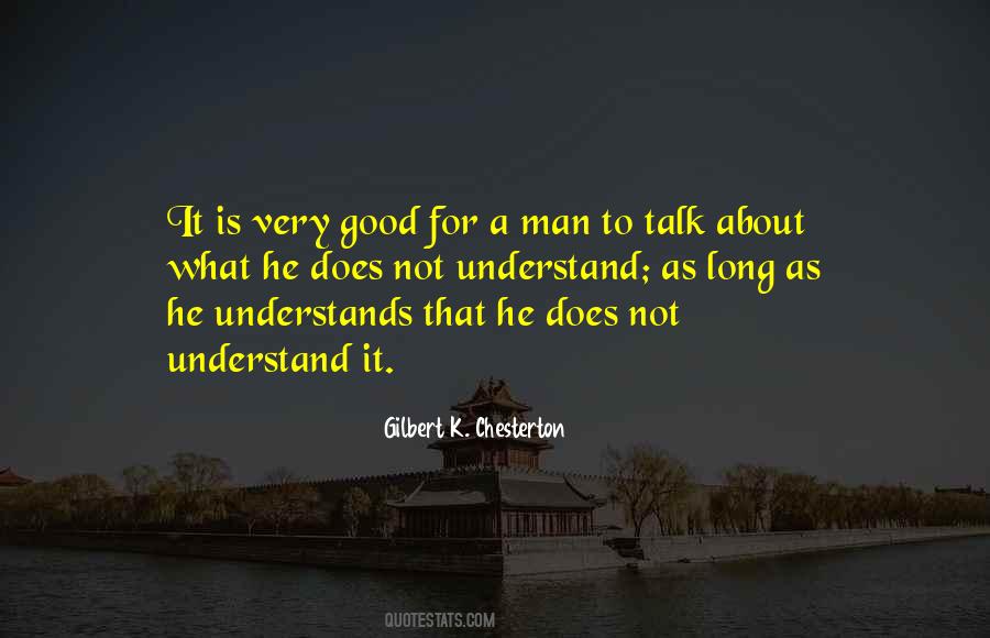 What A Good Man Quotes #272286