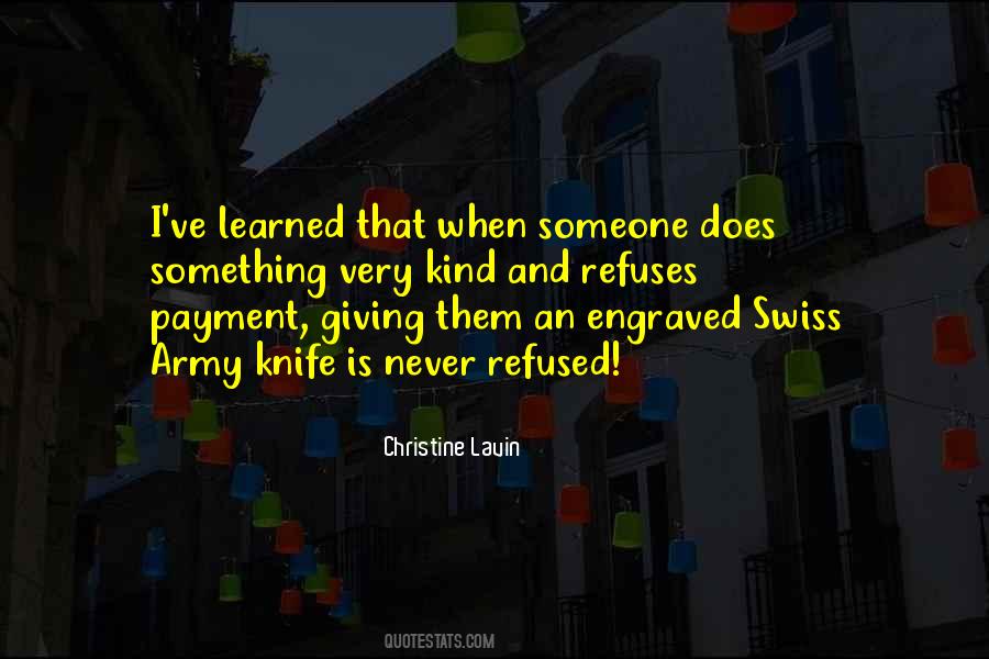 Quotes About Swiss Army Knife #46462