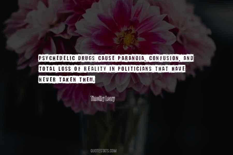 Quotes About Paranoia #1168008