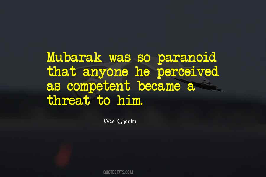 Quotes About Paranoia #140845