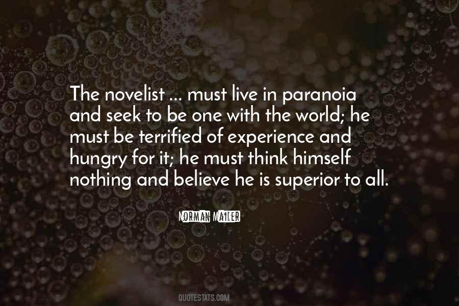 Quotes About Paranoia #1541132