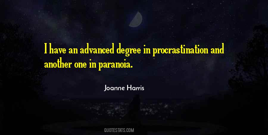 Quotes About Paranoia #1683511