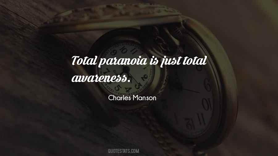 Quotes About Paranoia #1715856