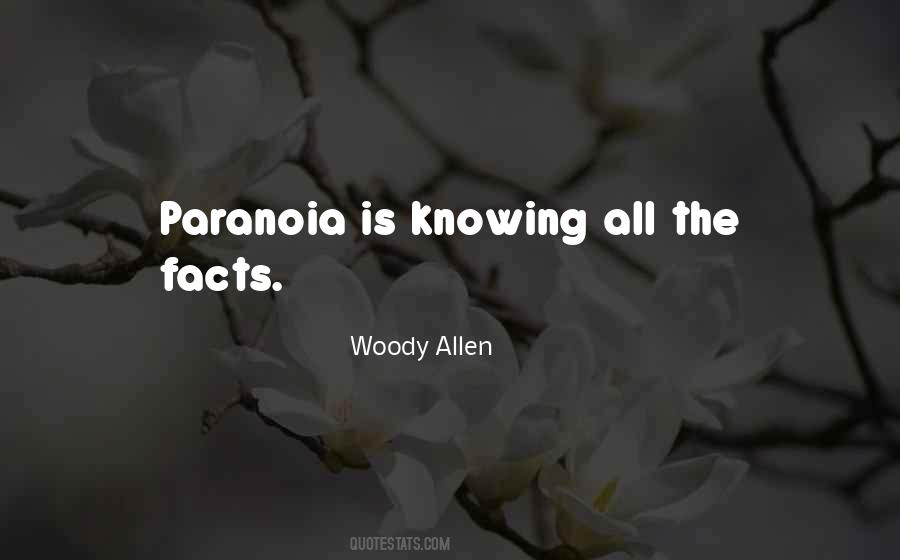 Quotes About Paranoia #1791906