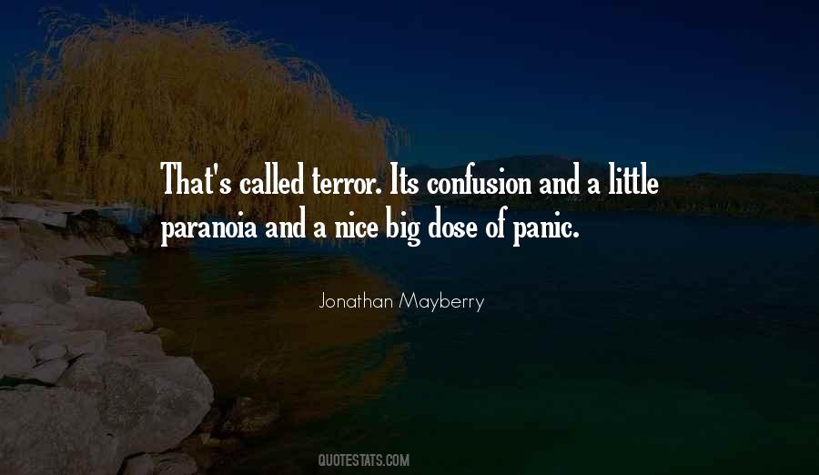 Quotes About Paranoia #281500