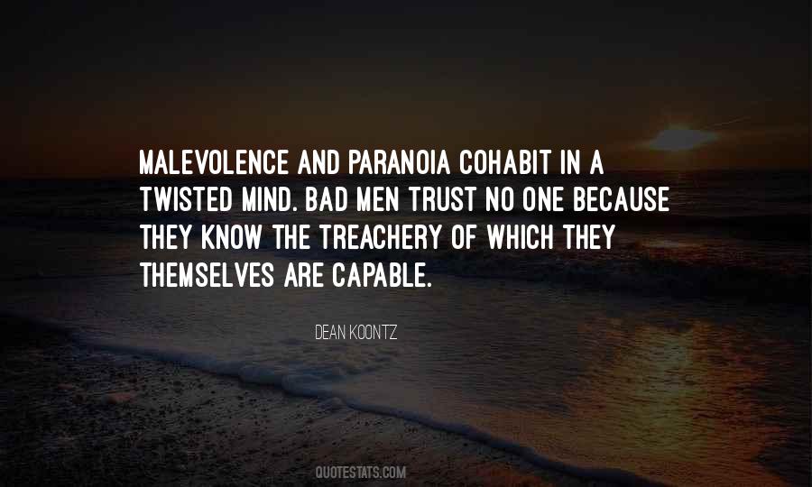 Quotes About Paranoia #511464