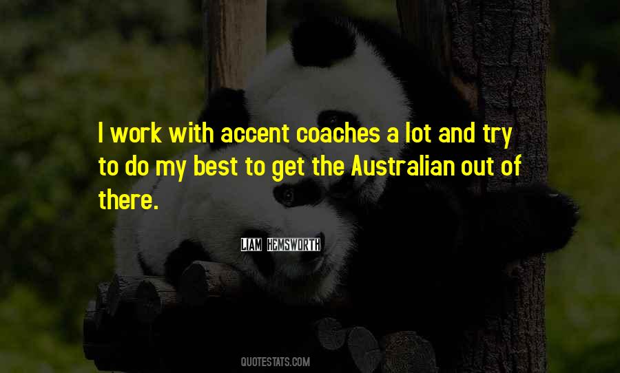Quotes About Australian Accent #732776