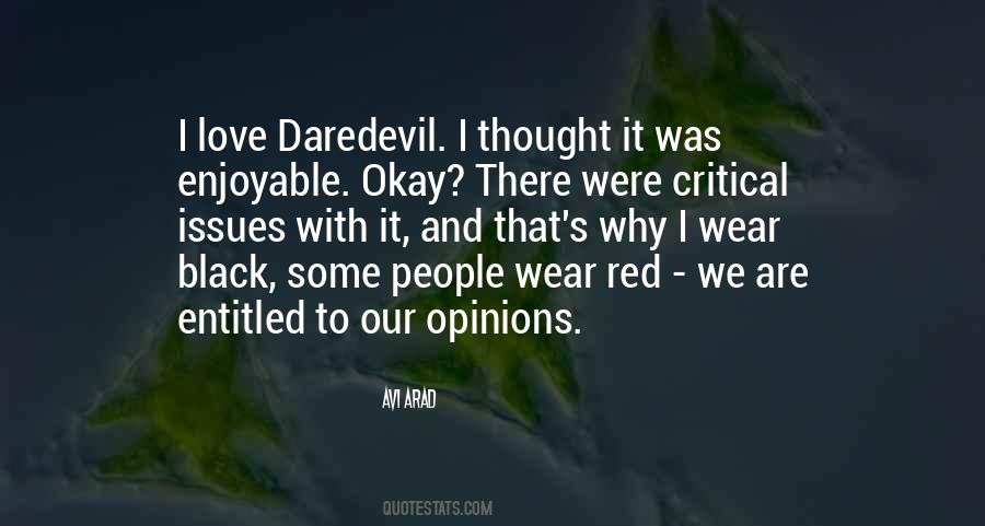 Quotes About Daredevil #255692