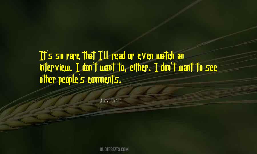 Quotes About Rare People #88684