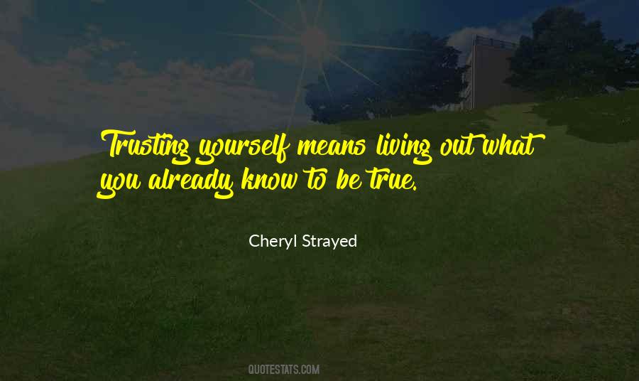Quotes About Trusting Life #146765