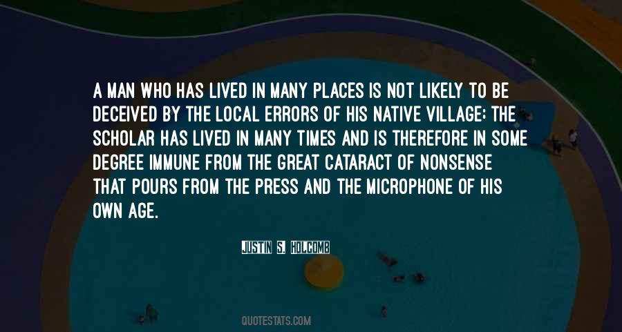 Quotes About Village #1128207