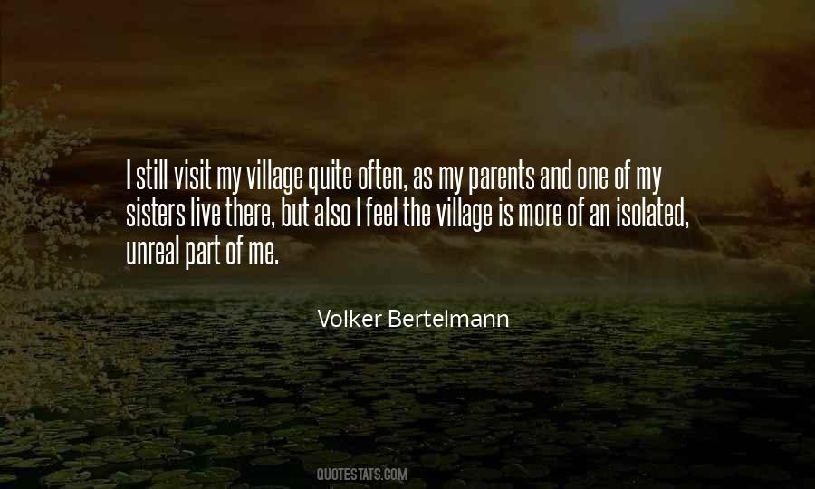 Quotes About Village #1190279