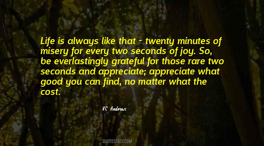 Minutes Seconds Quotes #1218611