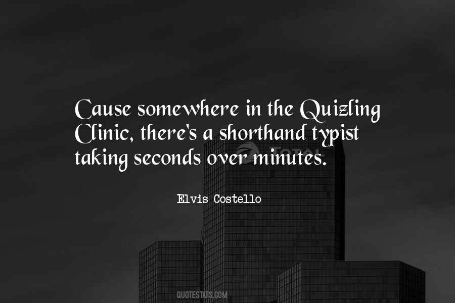 Minutes Seconds Quotes #1292926